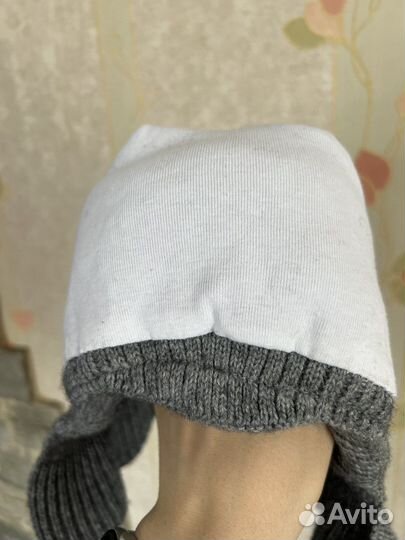 Шапка шлем зимняя