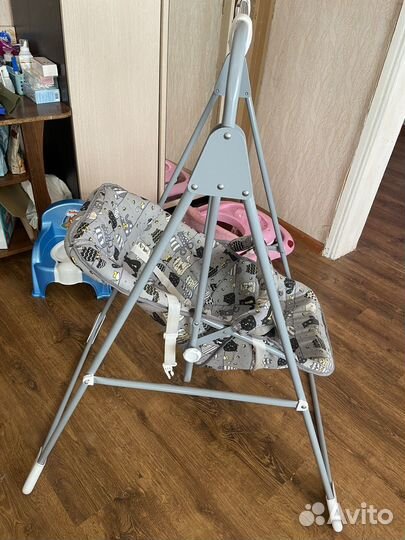 Детская качель напольная
