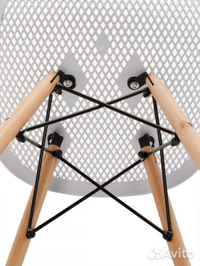Стул ажурный в стиле eames DSW, белый, 4 шт NEW