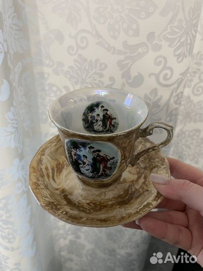 Польский кофейный сервиз porcelana walbrzych