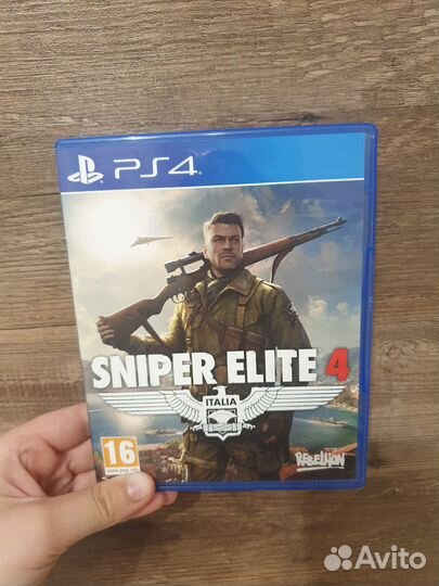 Диск на ps4 снайпер elite 4
