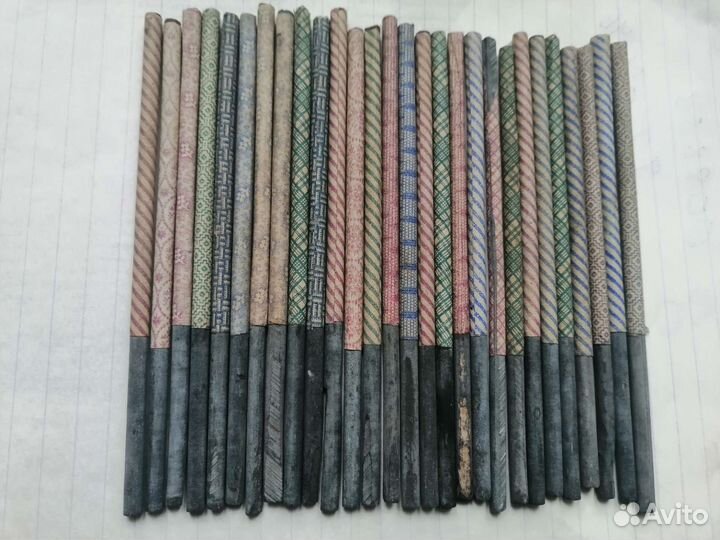 Старинные графитовые палочки