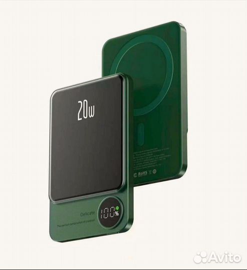 Magsafe 10000 mah 20вт зелёный