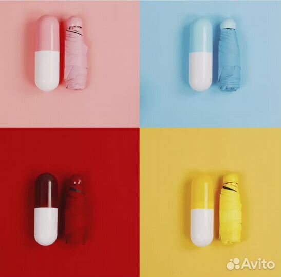 Мини зонт капсула