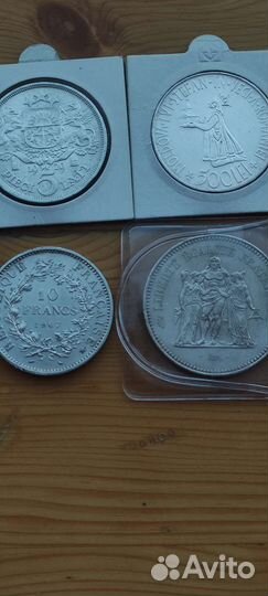 Серебро Пруссия, Сан-Марино, Франция, Румыния, Фин