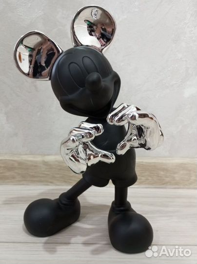 Фигурки Микки Мауса, 30см чёрный/хром