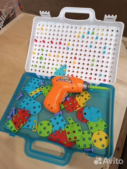 Конструктор Техно Мозаика с Шуруповертом