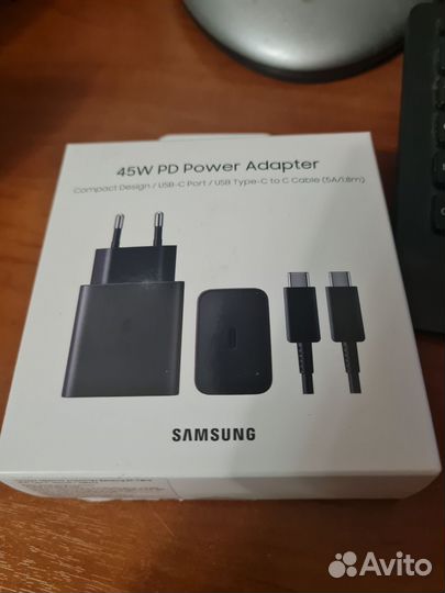 Зарядка 45W samsung / 25w carmega