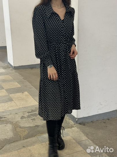 Платье в горошек