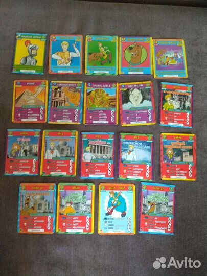 Карточки скуби ду. великие тайны мира