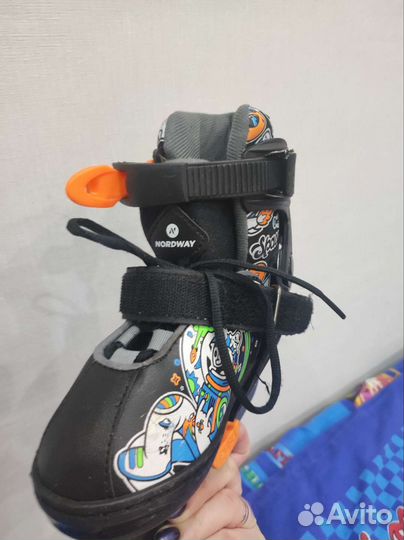 Роликовые коньки детские раздвижные