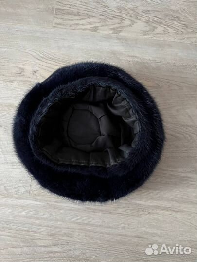 Норковый мягкий берет