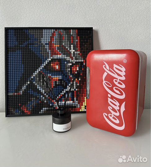 Мини холодильник для косметики напитков coca cola