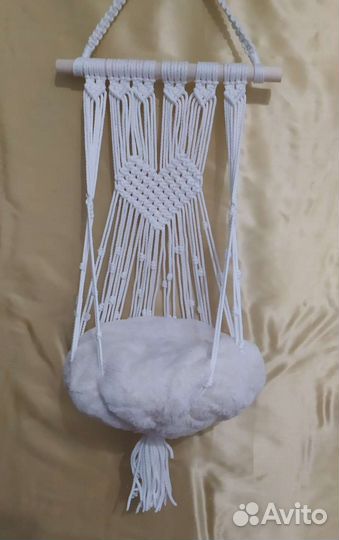 Подвесной гамак для кошек