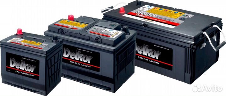 Аккумуляторы Delkor в наличии любая ёмкость