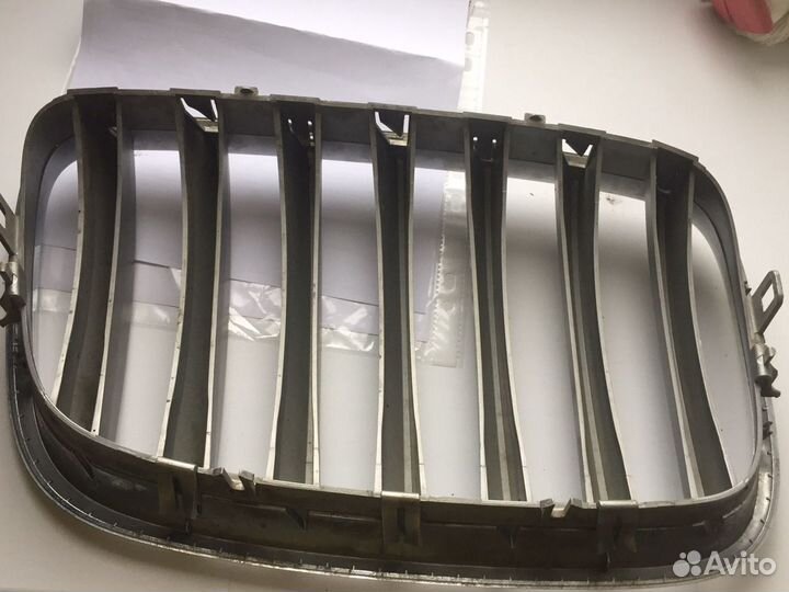 Решетка радиатора бмв х5,х6,е70,е71 ноздри
