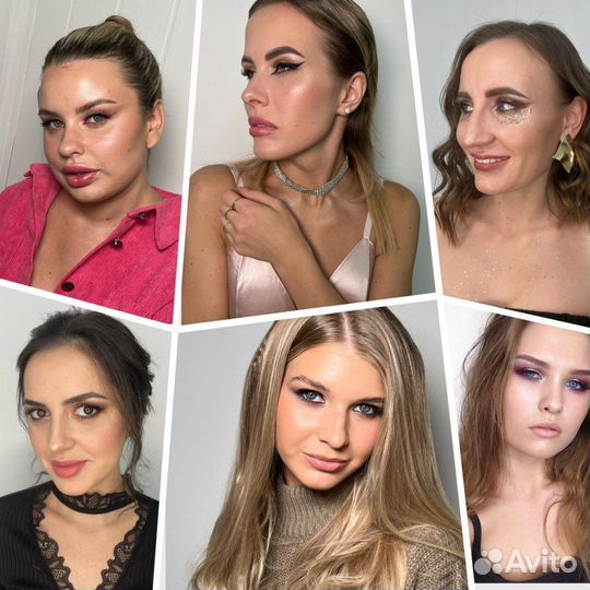 Макияж, прически, косы с канекалоном