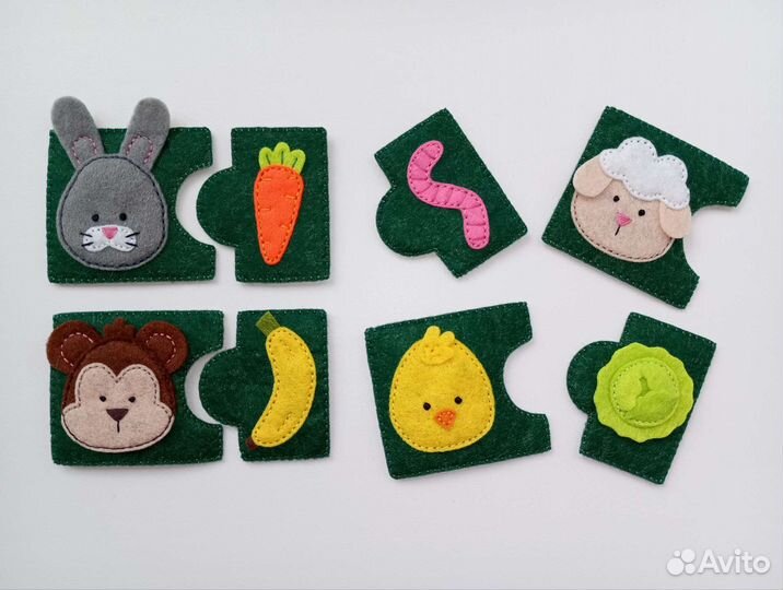 Пазлы из фетра