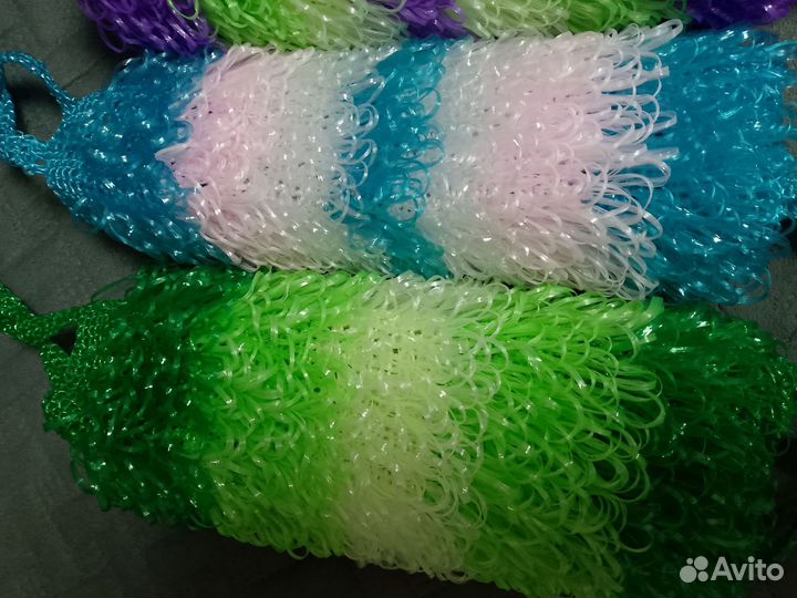 Мочалка ручной работы