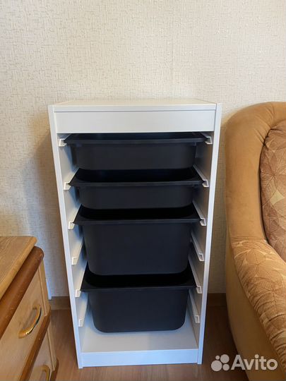 Стеллаж с ящиками Труфаст IKEA