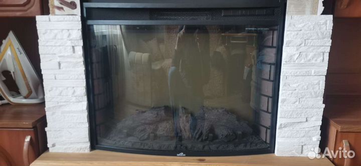 Печь камин дровяная