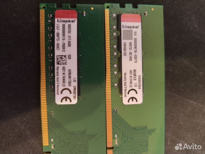 Оперативная память ddr4 8gb kingston 2666