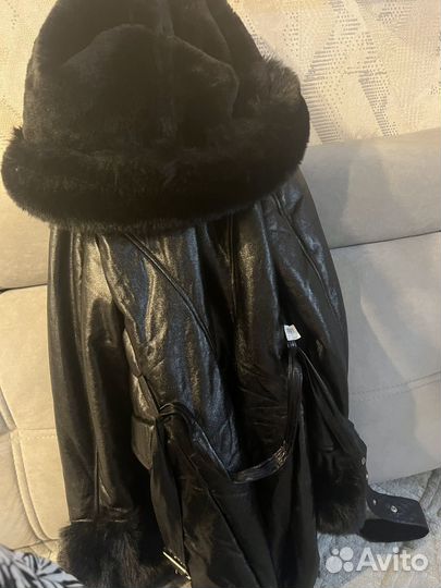 Дубленка искусственная женская 42 44