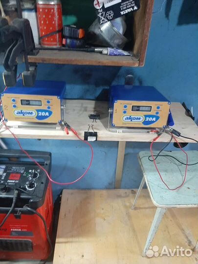 Зарядка акб всех видов. За точка фирменных ножей и