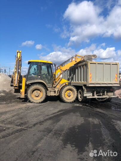 Аренда спецтехники экскаватор-погрузчик JCB