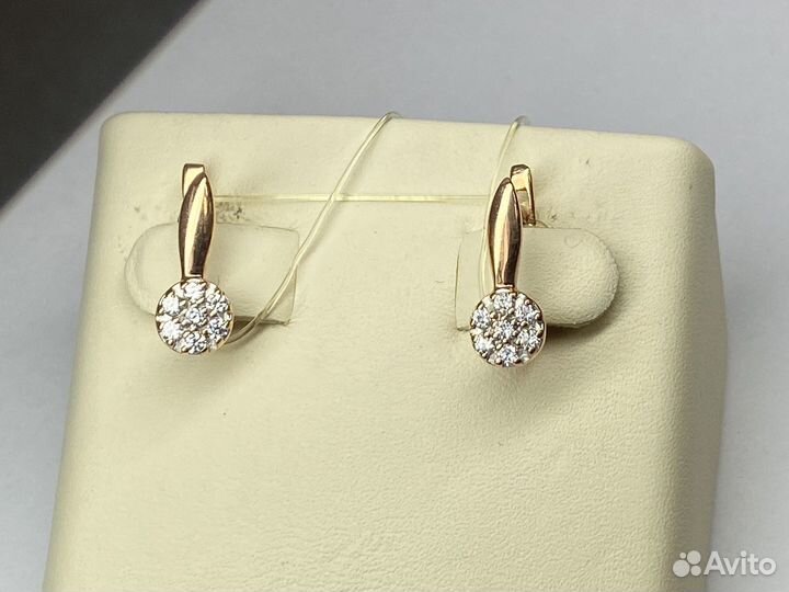Серьги золотые