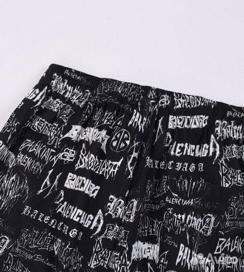 Широкие Штаны Balenciaga DIY Metal