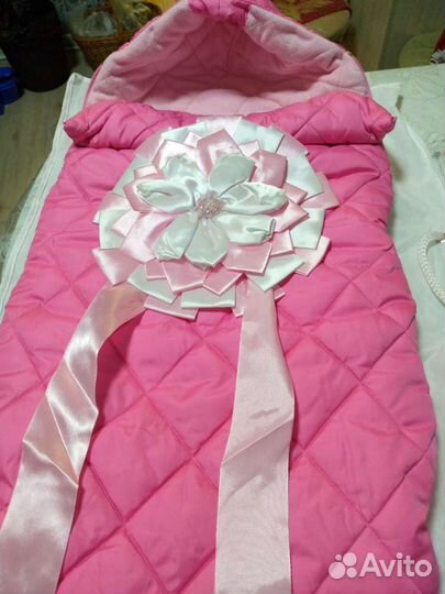 Конверт-одеялко на выписку или в коляску