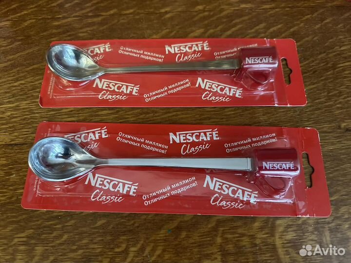 Кружки, сахарница, ложки Нескафе (Nescafe)