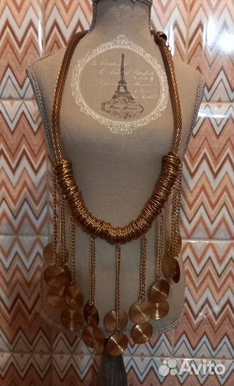 Колье бижутерия массивные пик моды