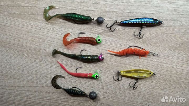 Силиконовые приманки для микроджига