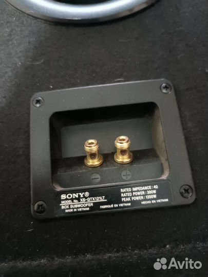 Сабвуфер sony xplod 1350w