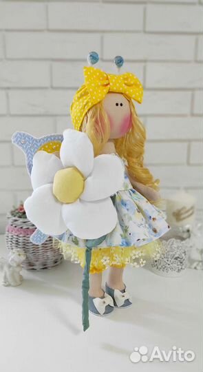 Кукла Бабочка текстильная интерьерная