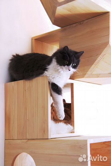 Настенный домик для кошек, модуль-лежанка