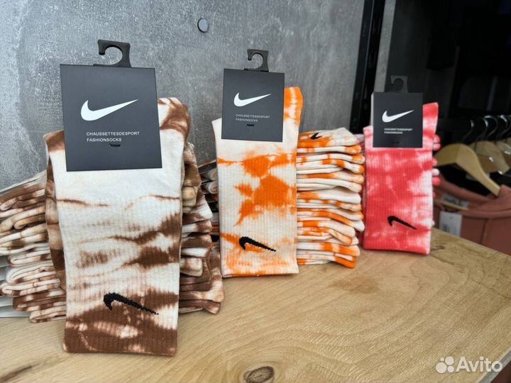 Носки Nike Tie Dye Оригинал-качество