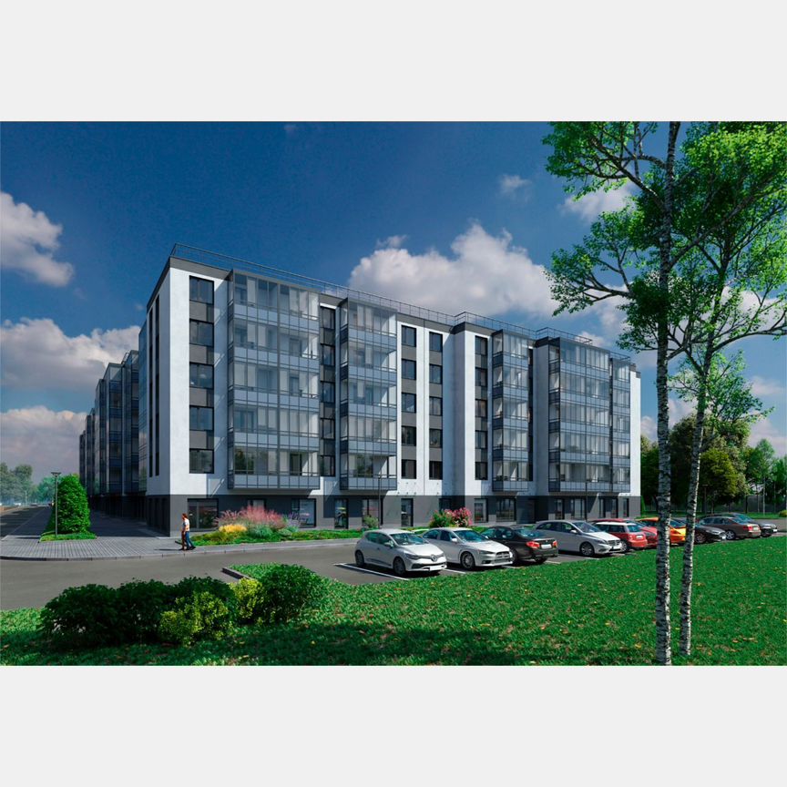 2-к. квартира, 51,4 м², 5/6 эт.