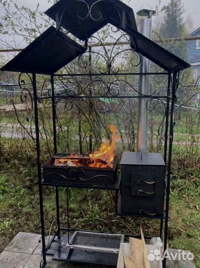 Мангал без печки