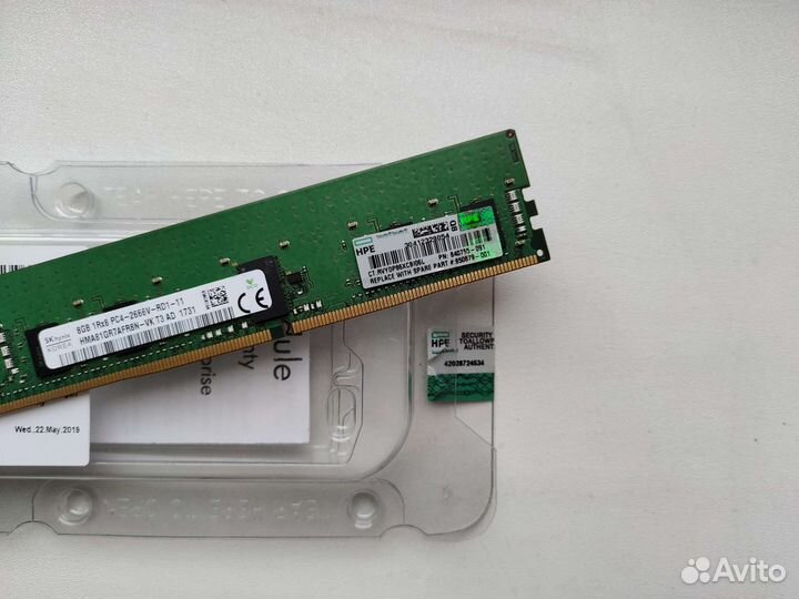 Серверная память. HPE DDR4 16Gb