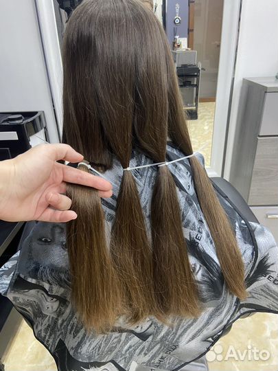 Детские волосы в срезе 30см