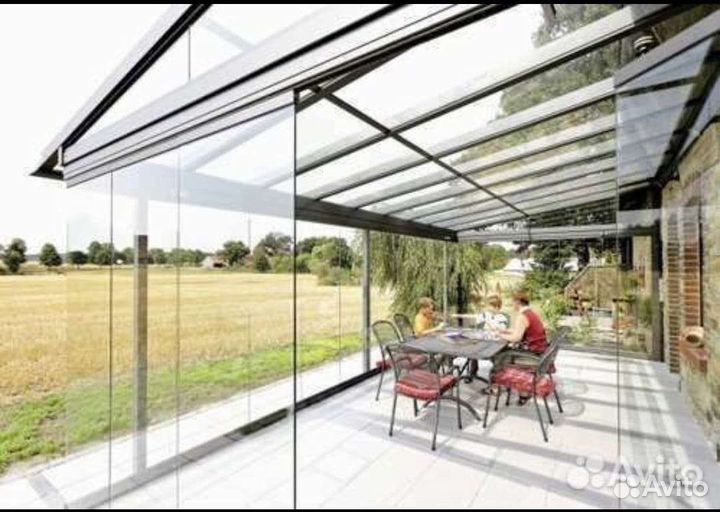 Безрамное остекление