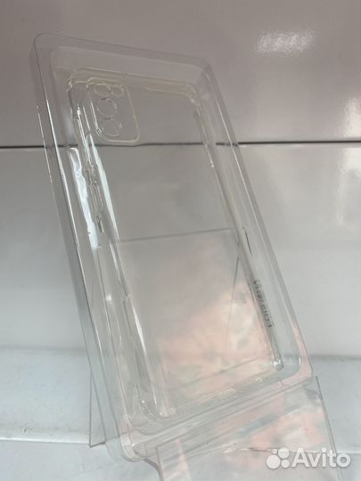 Чехол силиконовый samsung Galaxy A41 прозрачный
