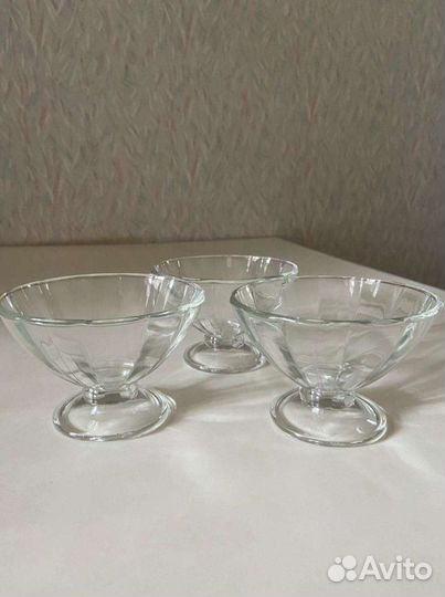 Новые креманки из стекла. Разные виды