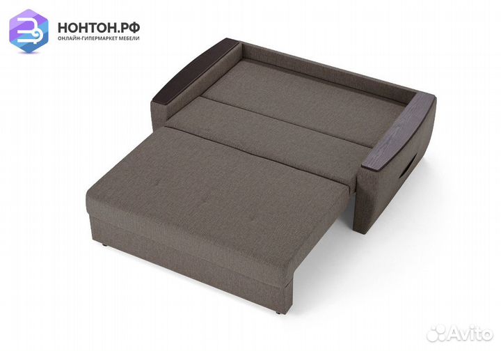 Диван еврокнижка Дубай светло-коричневый