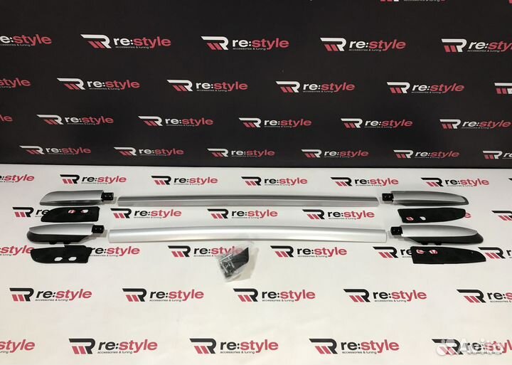 Рейлинги Toyota RAV4 (XA40) 12-19г Серебро