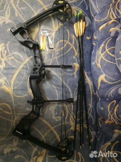 Блочный лук Man-Kung MK-CB75 + 5 карбоновых стрел