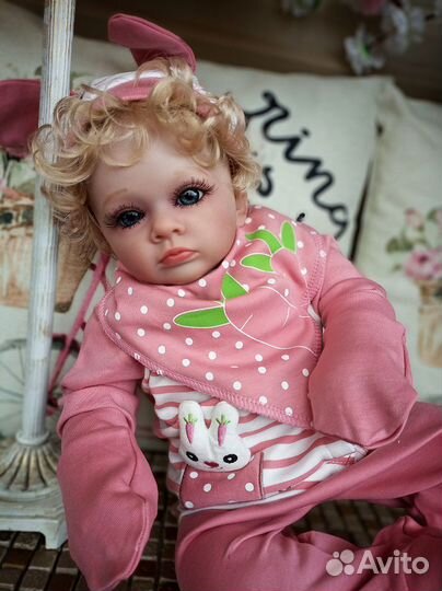 Кукла реборн 48см 3D роспись